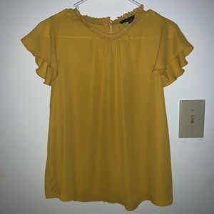 Mustard yellow blouse